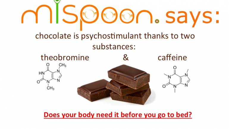 mispoon says: chocolate is psychostimulant thanks to two substances: theobromine and caffeine