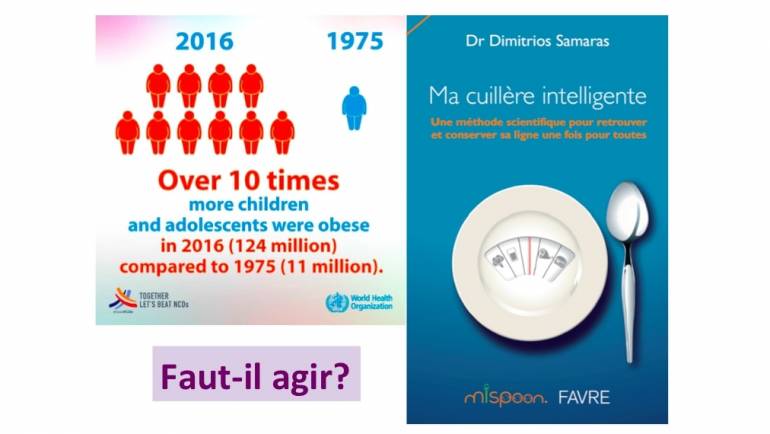#ma_cuillère_intelligente: La prévalence d’obésité aux enfants et aux adolescents a plus que décuplé depuis 1975