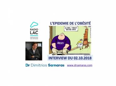 L’épidémie de l’obésité. Radio Lac, 02.10.2018