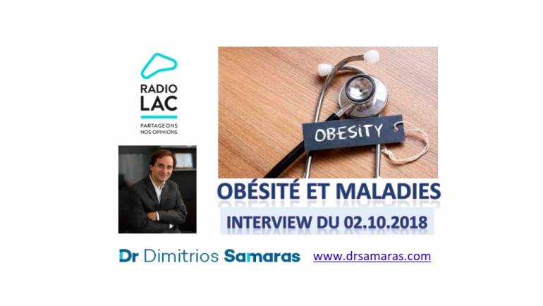 Obésité et maladies, Radio Lac, 02.10.2018