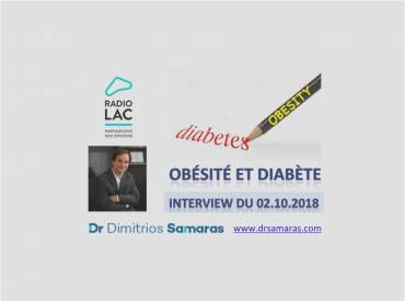 Obésité et Diabète, Radio Lac, 02.10.2018