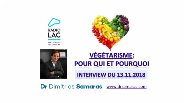 Végétarisme: Pour Qui et Pourquoi? Radio Lac, 13.11.2018