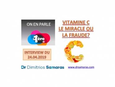 Vitamine C: Le Miracle ou la fraude? 24.04.2019, On En Parle à la RTS