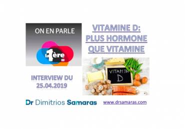 Vitamine D, On En Parle à la RTS, 25.04.2019